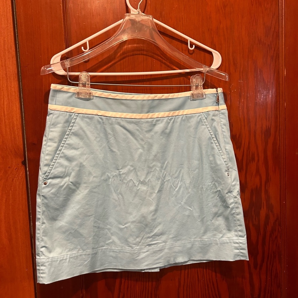 Ralph Lauren active Light Blue Skirt with White Trim